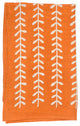 Leaf Print Tea Towel, Set of 4, 20"x30", Orange
