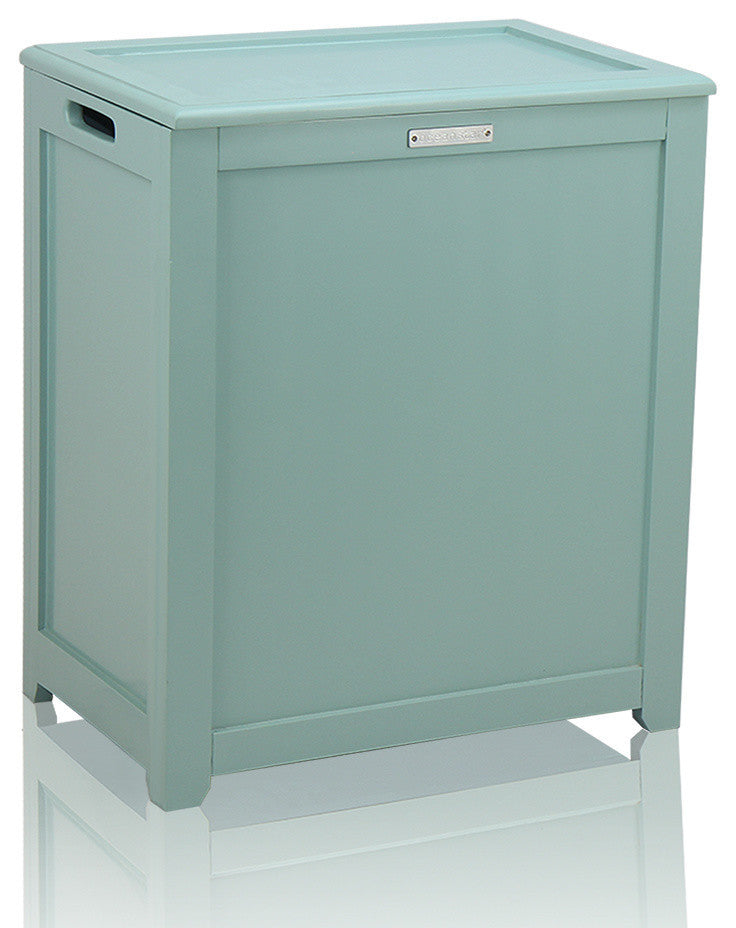 Oceanstar Storage Laundry Hamper, Turquoise