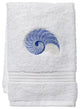Terry Guest Towel, Striped Nautilus, Blue