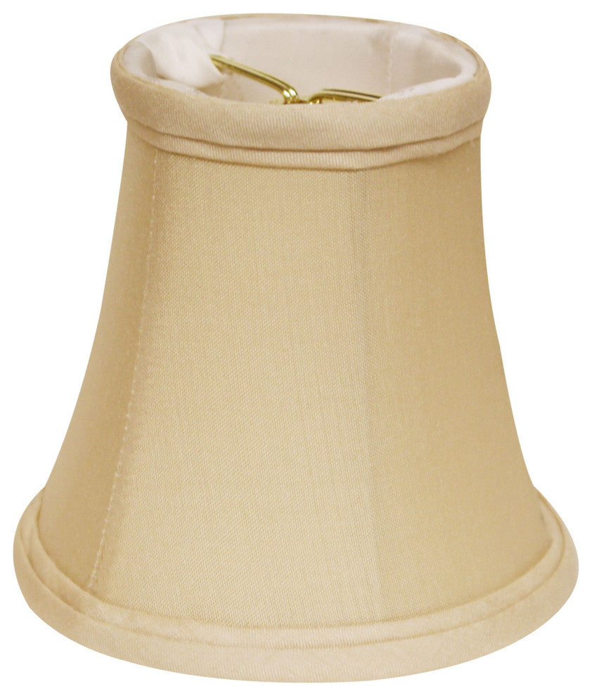 5" Inherent Set of 6 Slanted Chandelier Pongee Silk Lampshades