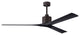 Matthews Fan, Nan XL Ceiling Fan, Textured Bronze, 72", Matte Black