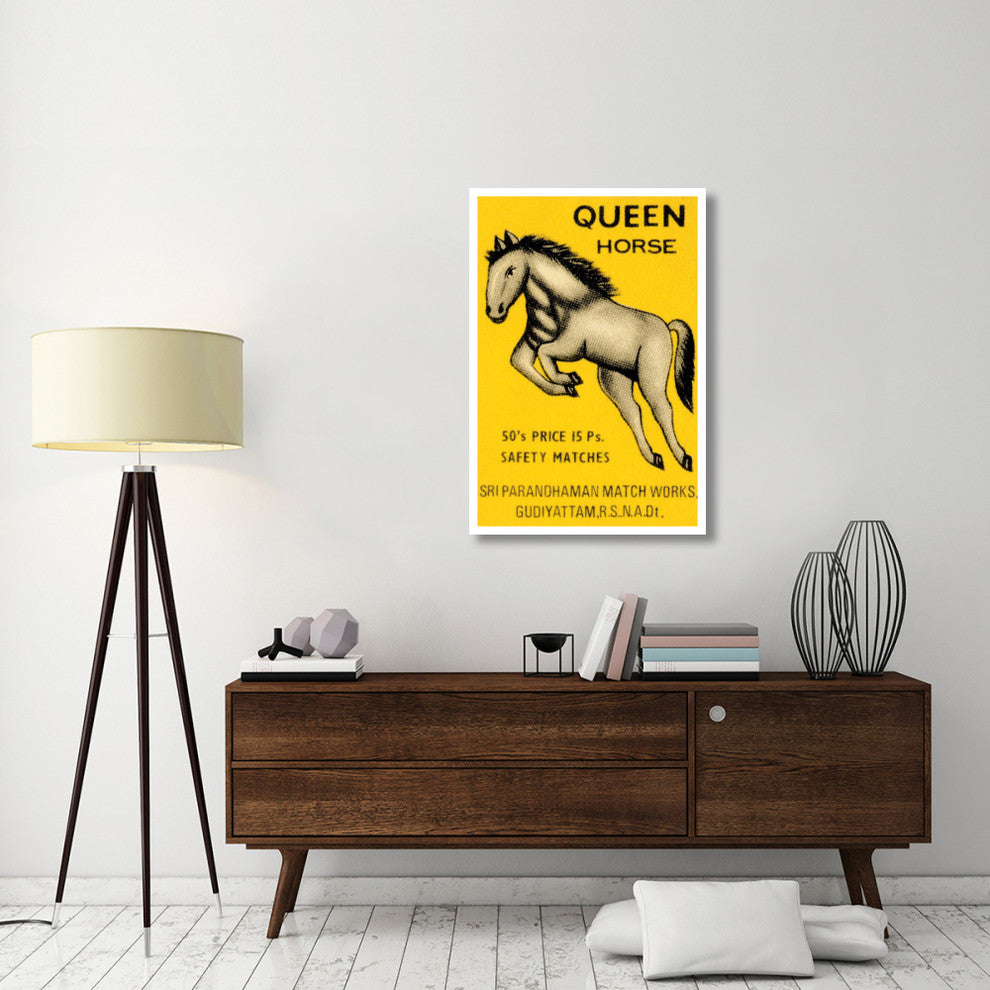 "Queen Horse Matches" Digital Paper Print by Phillumenart, 29"x42"