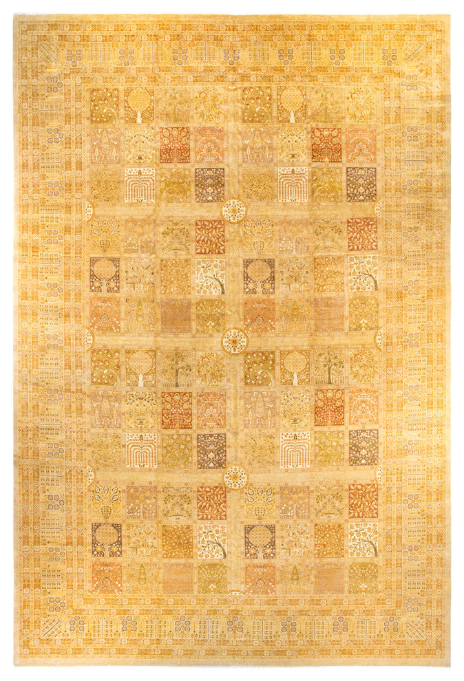 Mogul, One-of-a-Kind Handmade Area Rug Ivory, 18' 2" x 12' 4"