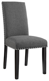 Parcel Dining Fabric Side Chair, Gray