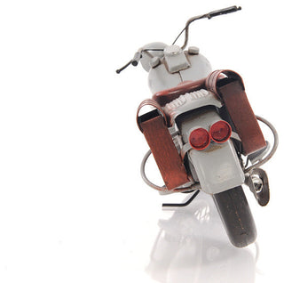 1942 INDIAN MODEL 741 GREY MOTORCYCLE 1:7 scale model Motorcycle metal Decor