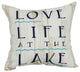 Spun Polyester 17" Outdoor Throw Pillows, Set of 4, Lake Life