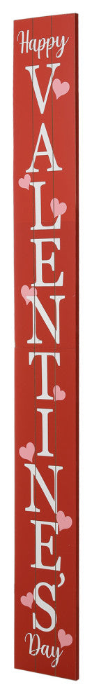 42" Valentine's Wooden Welcome Porch Sign