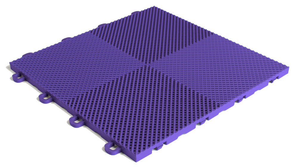 Outdoor Basketball Half Court Kit 20'x24', Yellow/Purple