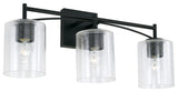 Capital Lighting 142031-510 Peyton 3 Light 23"W Bathroom Vanity - Matte Black