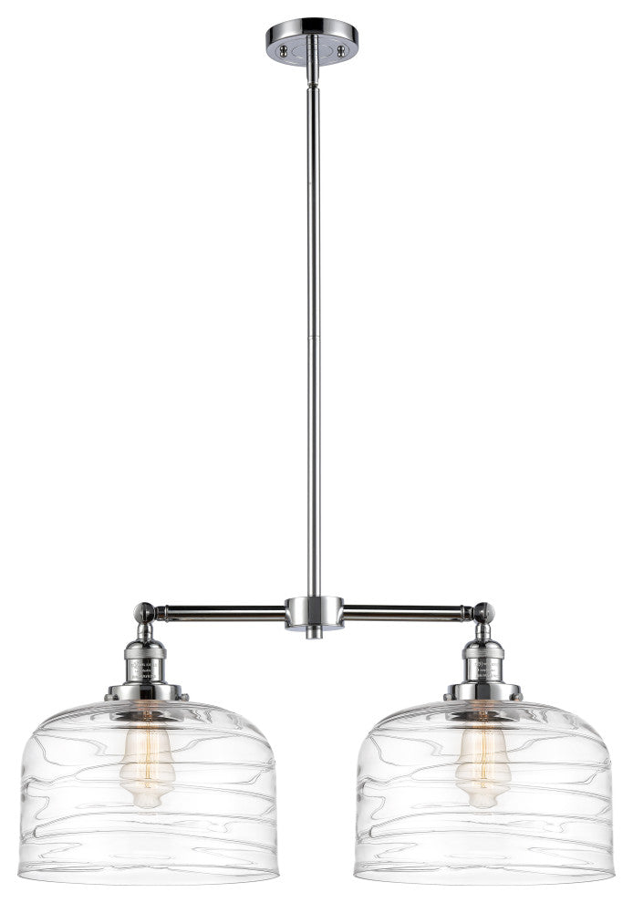 INNOVATIONS 209-PC-G713-L 2-Light Island Light Polished Chrome