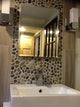 Glazed Bali Ocean Pebble Tile: Natural Stone for Showers, Baths