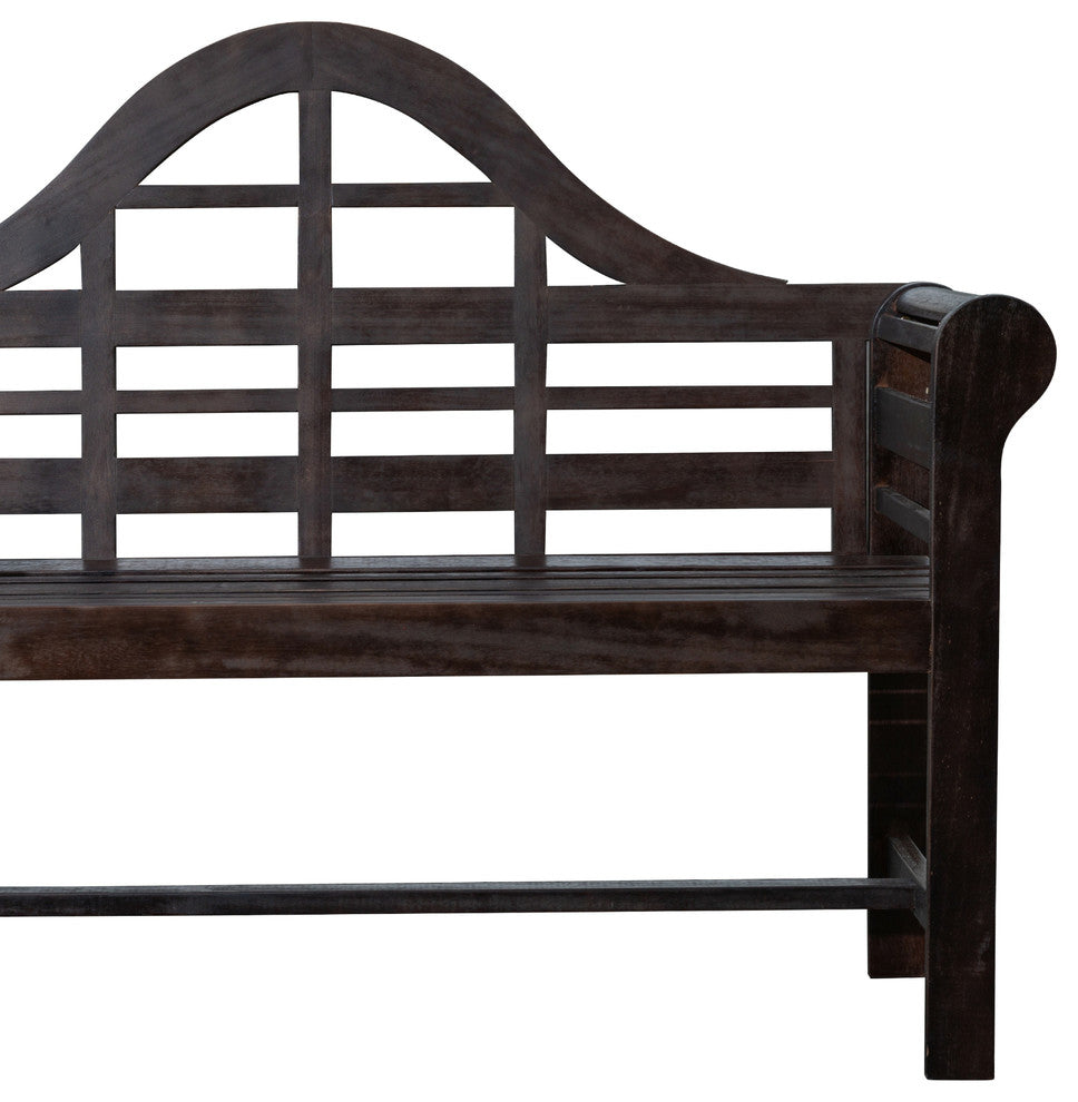 DTY Outdoor Living Broadmoor Eucalyptus Garden Bench , Espresso