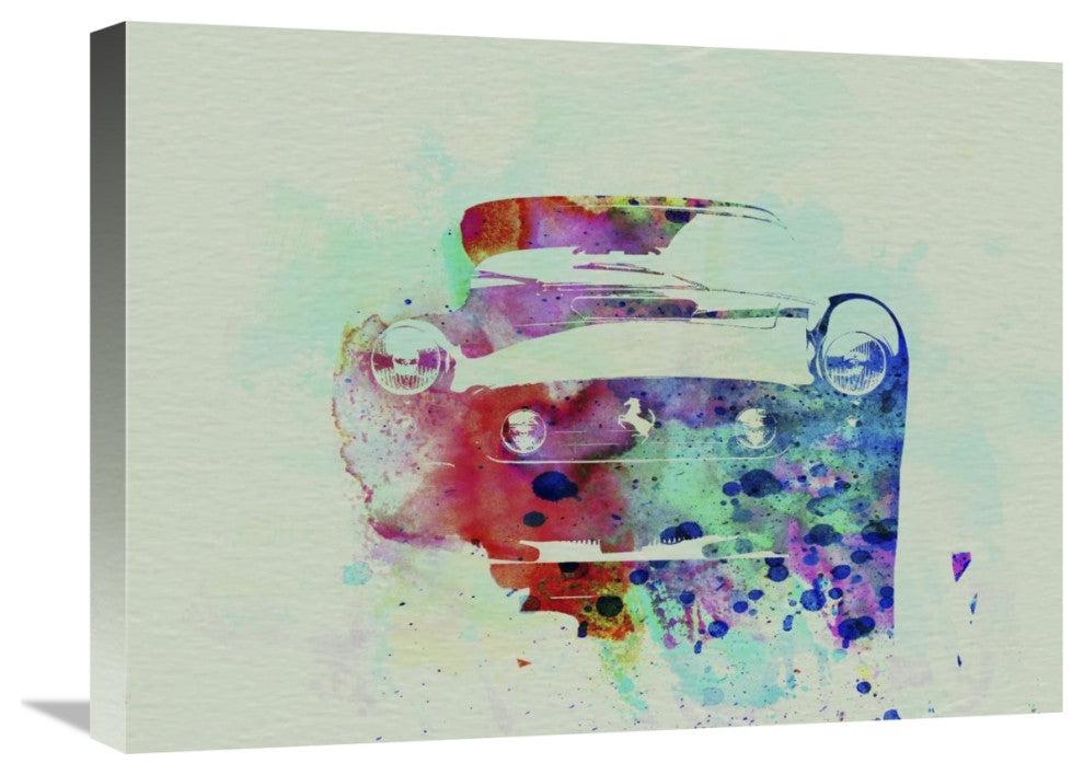 "Ferrari Front Watercolor" Fine Art Print