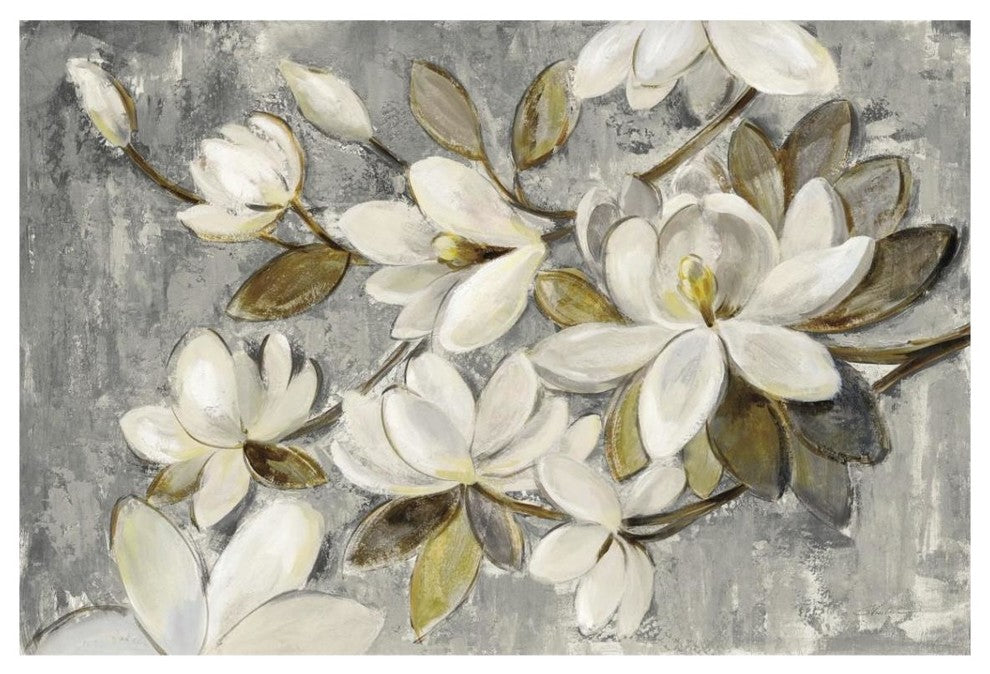"Magnolia Simplicity Neutral Gray" Paper Print by Silvia Vassileva, 20"x14"