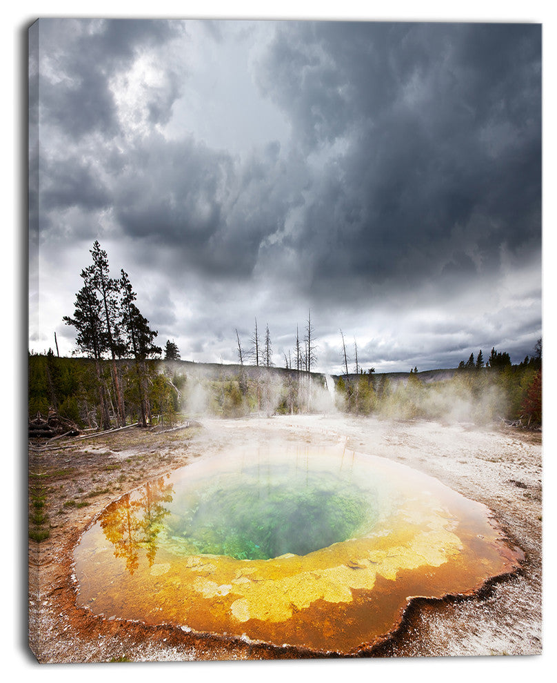 Fantastic Morning Glory Pool, Landscape Canvas Art Print, 30"x40"