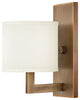 Hinkley Hampton Single Light Sconce, Brushed Bronze