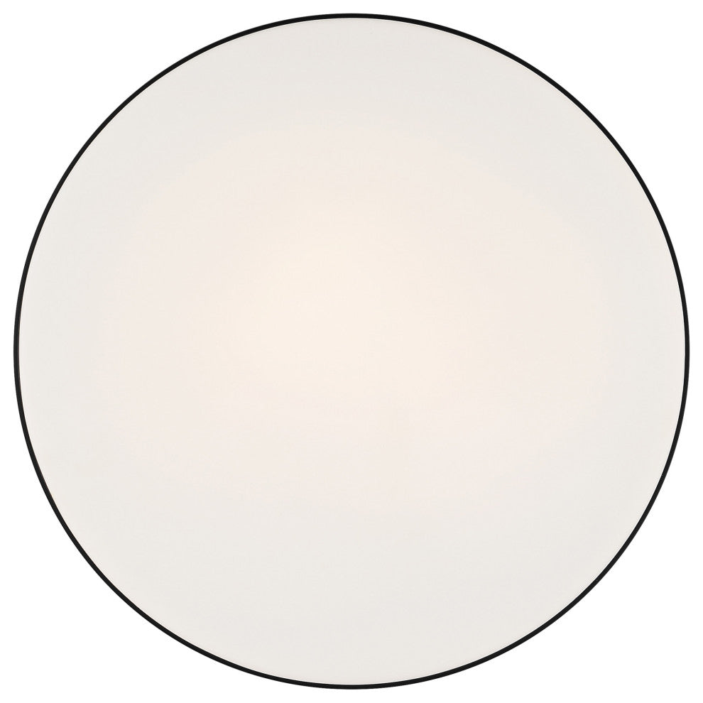 Access Lighting 20825LEDD/OPL Roma 11"W LED Flush Mount Drum - Brushed Steel