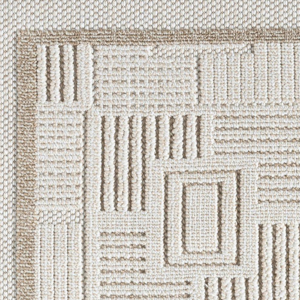 Nimes Harmonic Tile Area Rug, Beige, 2'3''x3'3''