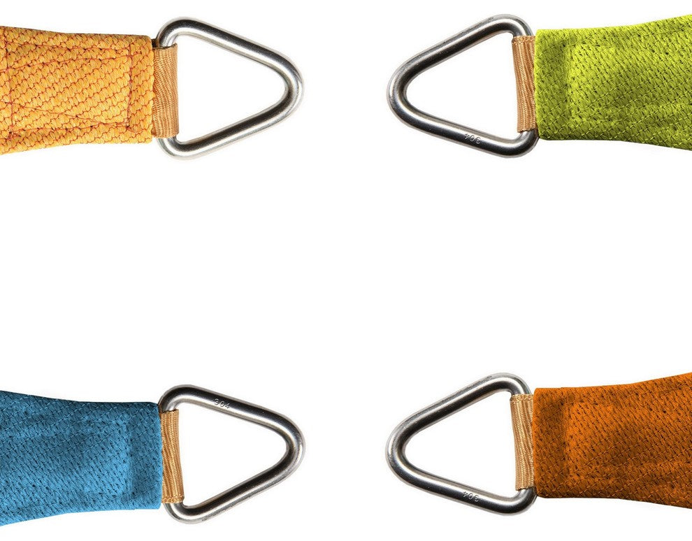 Sun Shade Sail Medium Square 10' 11" x 10' 11", Orange