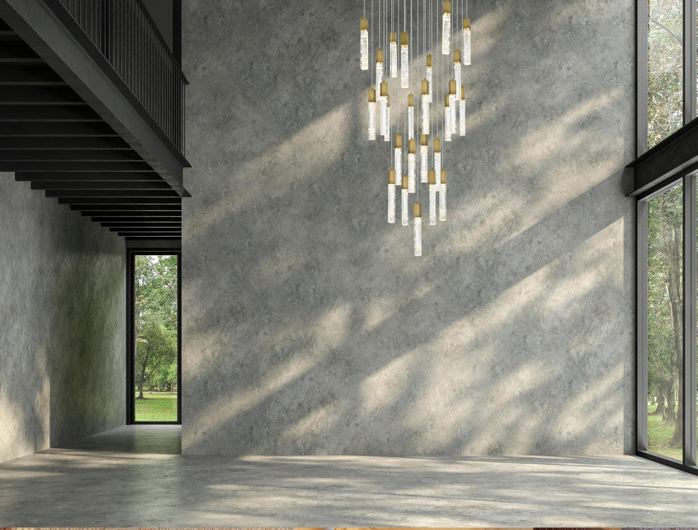 Home Living 36" Chandelier, Satin Gold