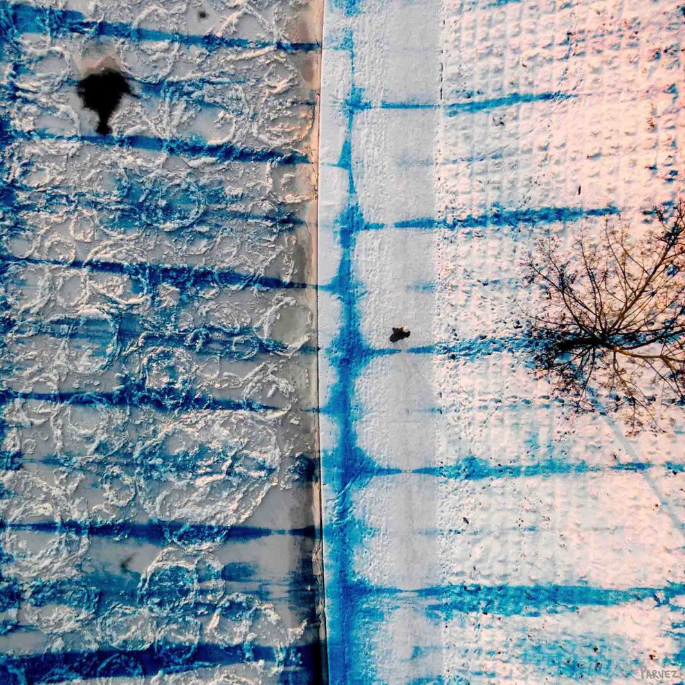 "Changing Landscape" Painting Print on Wrapped Canvas, 18"x18"