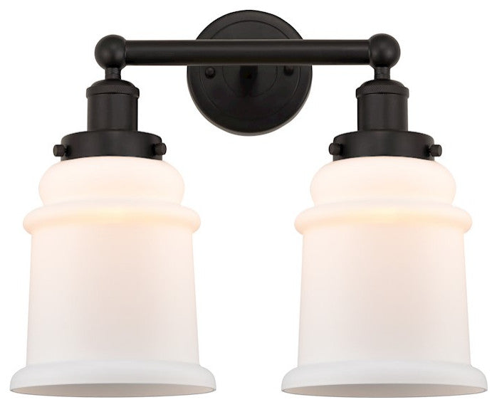 Innovations 616-2W-OB-G181 Canton 2 Light Bath Vanity Light, Oil Rubbed Bronze