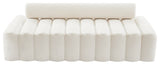Melody Velvet Upholstered Chair, Cream, Sofa