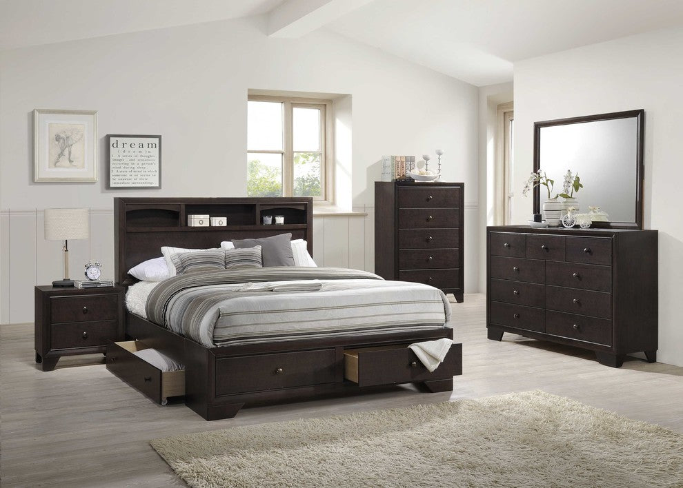 Madison Bed With Storage, Eastern King