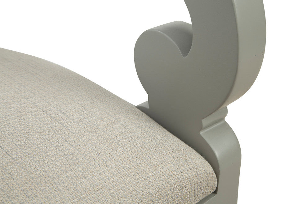 Bolero Upholstered Accent Chair, Gray