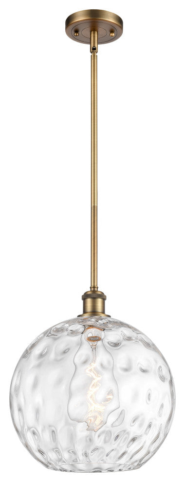 Innovations 516-1S-BB-G1215-12-LED 1-Light Mini Pendant, Brushed Brass