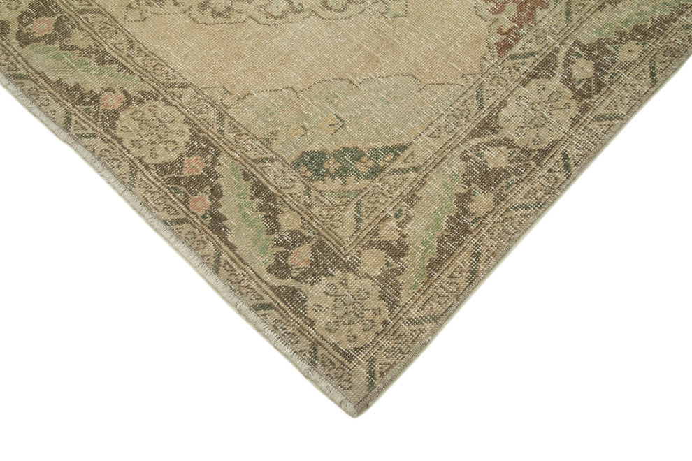 Rug N Carpet - Handwoven Turkish 4' 9" x 12' 2" Contemporary Runner Rug