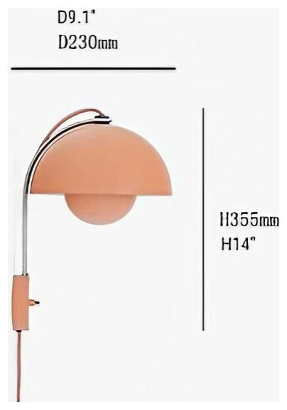 Creative Wall Lamp in Nordic Style for Living Room, Hall, Corridor, Pink