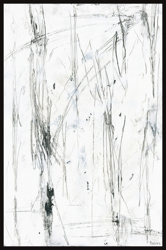 "Calm Energy" Floater Framed Painting Print on Canvas, 24x36
