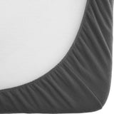 Bare Home Fleece Fitted Bottom Sheet Multi-Pack, Gray, Queen, Set of 2