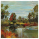 "Hidden Pond Hues I" Digital Paper Print by Silvia Vassileva, 26"x26"