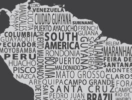 1-World Text Map Wall Mural, Inverse Grey, Wallpaper, 8 panel, 142x76"