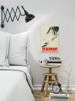 "To Germany" Painting Print on Wrapped Canvas, 30"x45"