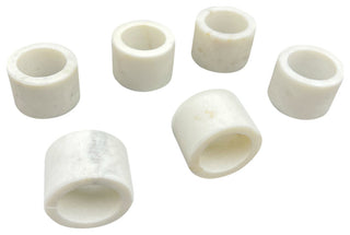 Real Marble Napkin Rings, 1 Box/12 Pieces