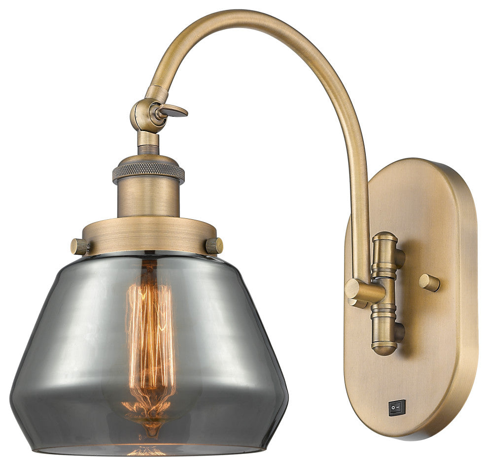 Innovations 918-1W-BB-G173 1-Light Sconce, Brushed Brass