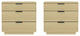 Manhattan Comfort Payton Nightstand, Set of 2
