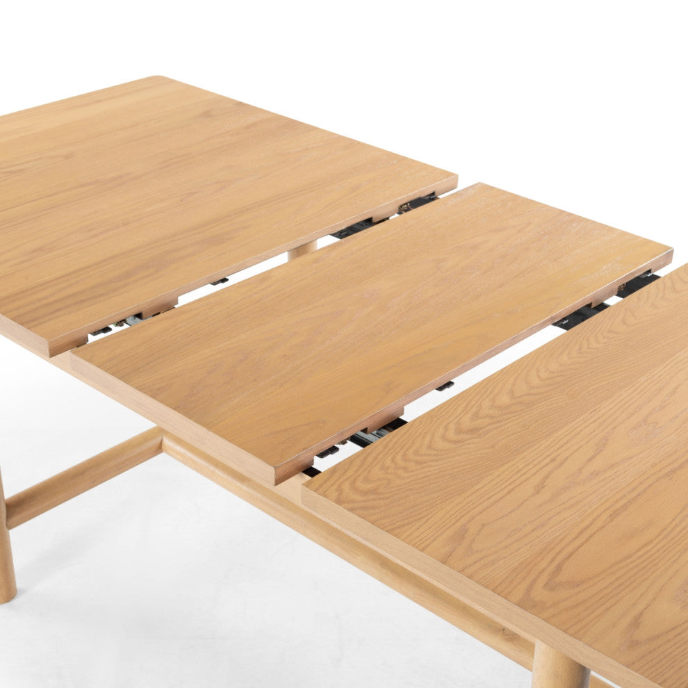 Safavieh Couture Jaylessa Wood Extendable Dining Table, Natural