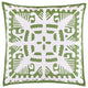 Knight Wood Cutwork Olive Sham, King