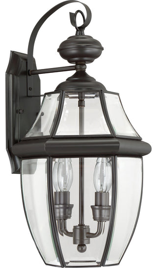 Quoizel NY8317Z Two Light Outdoor Wall Lantern Newbury Medici Bronze