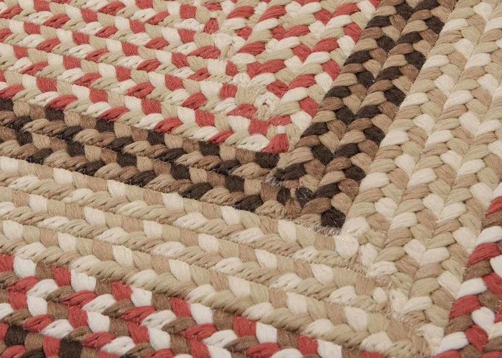 Tiburon TB79 Rusted Rose Indoor/Outdoor Area Rug, Rectangular 2'x4'
