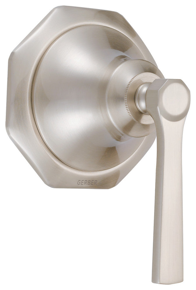 Draper Single Handle Trim Kit for for Diverter Valves Brushed Nickel
