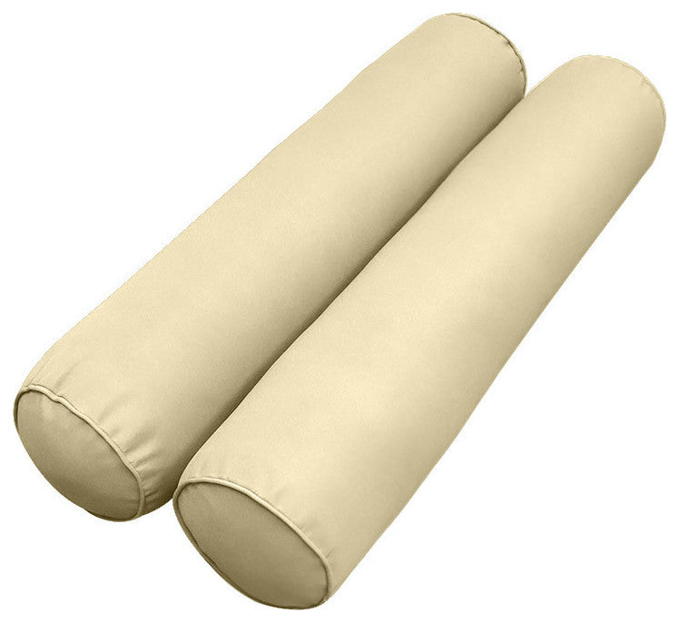 Style5 Twin-XL Pipe Trim Outdoor Mattress Bolster Slip Cover COMPLETE SET AD103
