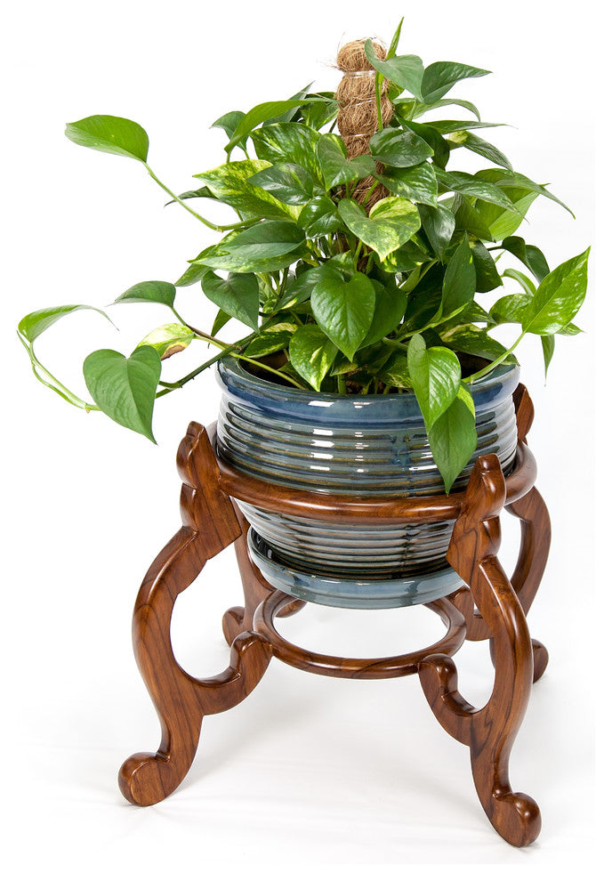 Classic Round Cabriole Plant Stand