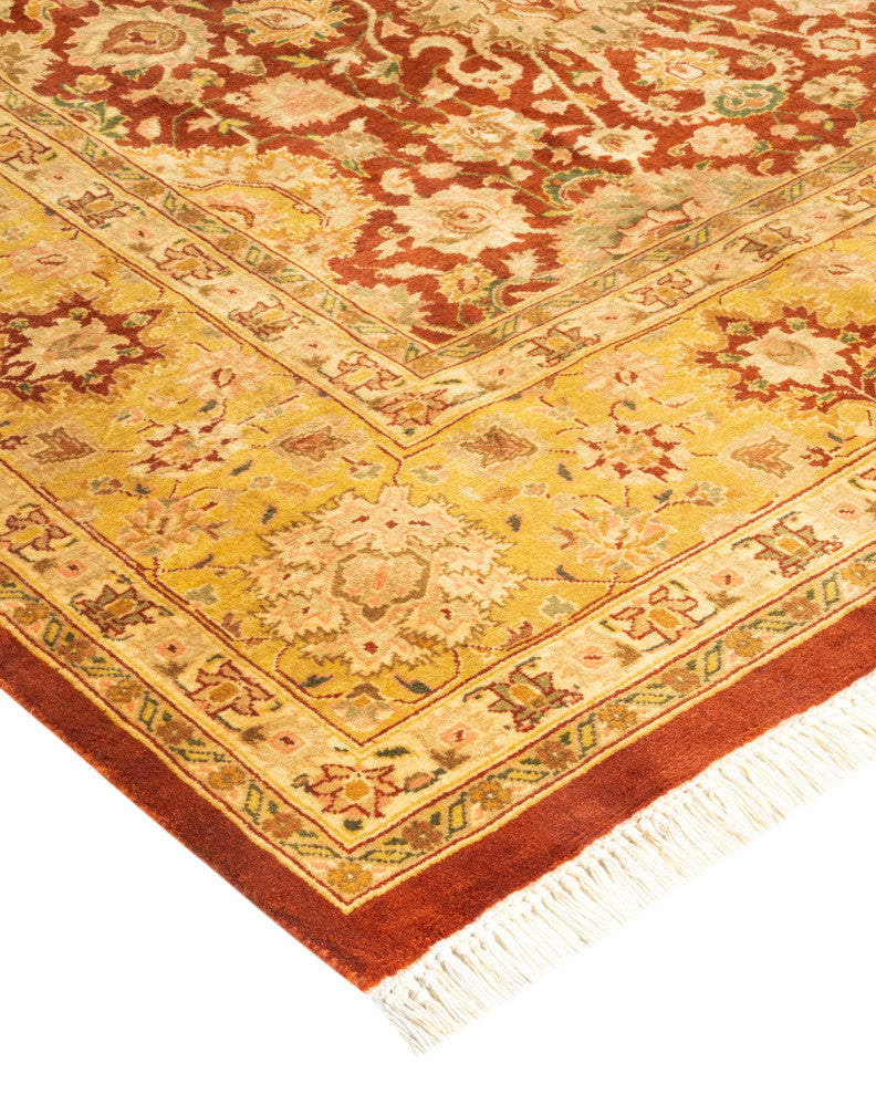 Mogul, One-of-a-Kind Hand-Knotted Area Rug Orange, 6' 3" x 9' 2"