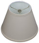 Fenchel Shades 6"x10"x8" Spider Attachment Empire Lamp Shade, Linen Ivory