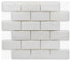 Bianco Dolomiti Polished 2x4 Marble Mosaic